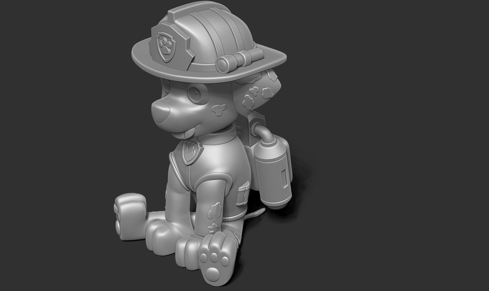 Marshall - Paw Patrol Fanart 3D print model_17