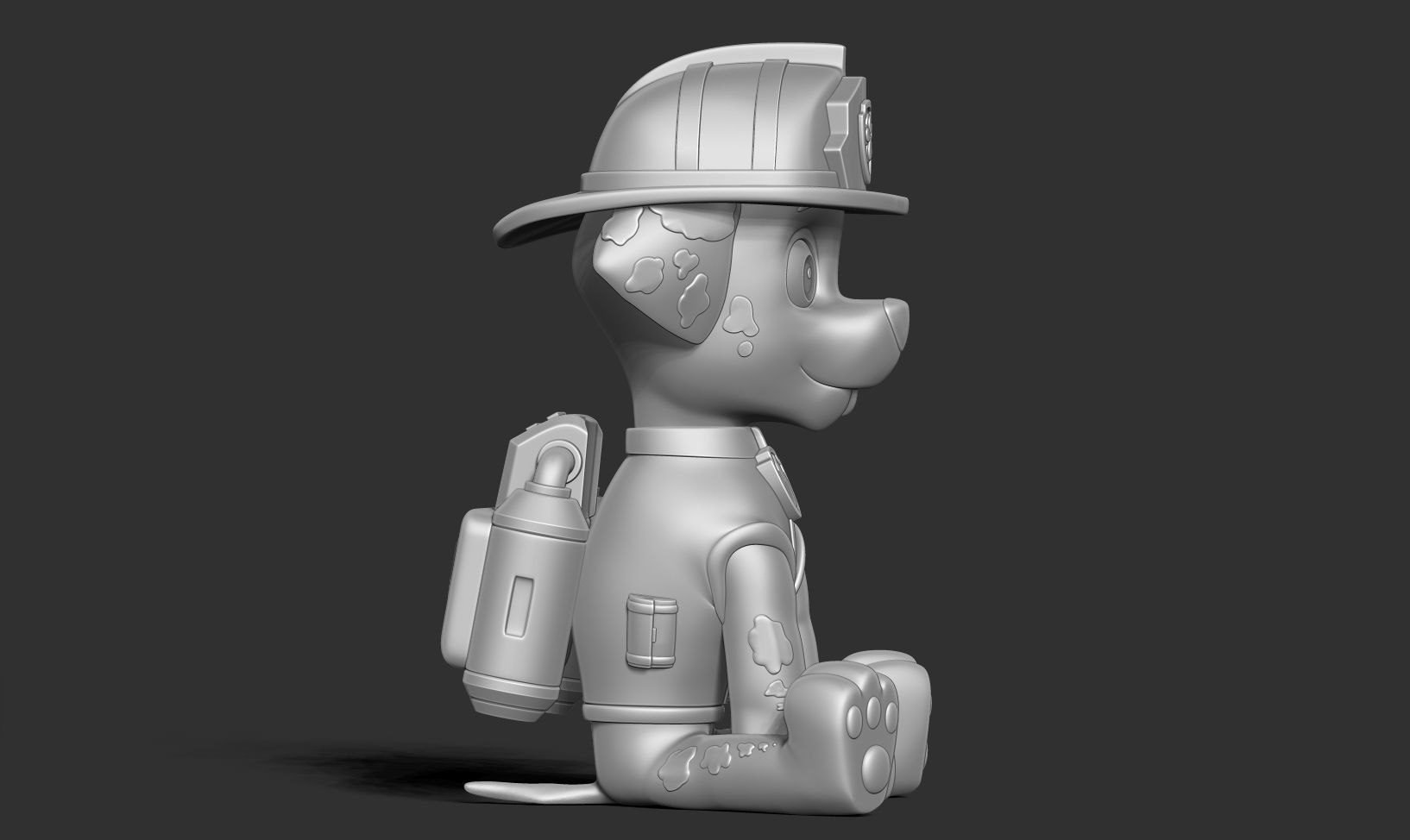 Marshall - Paw Patrol Fanart 3D print model_13