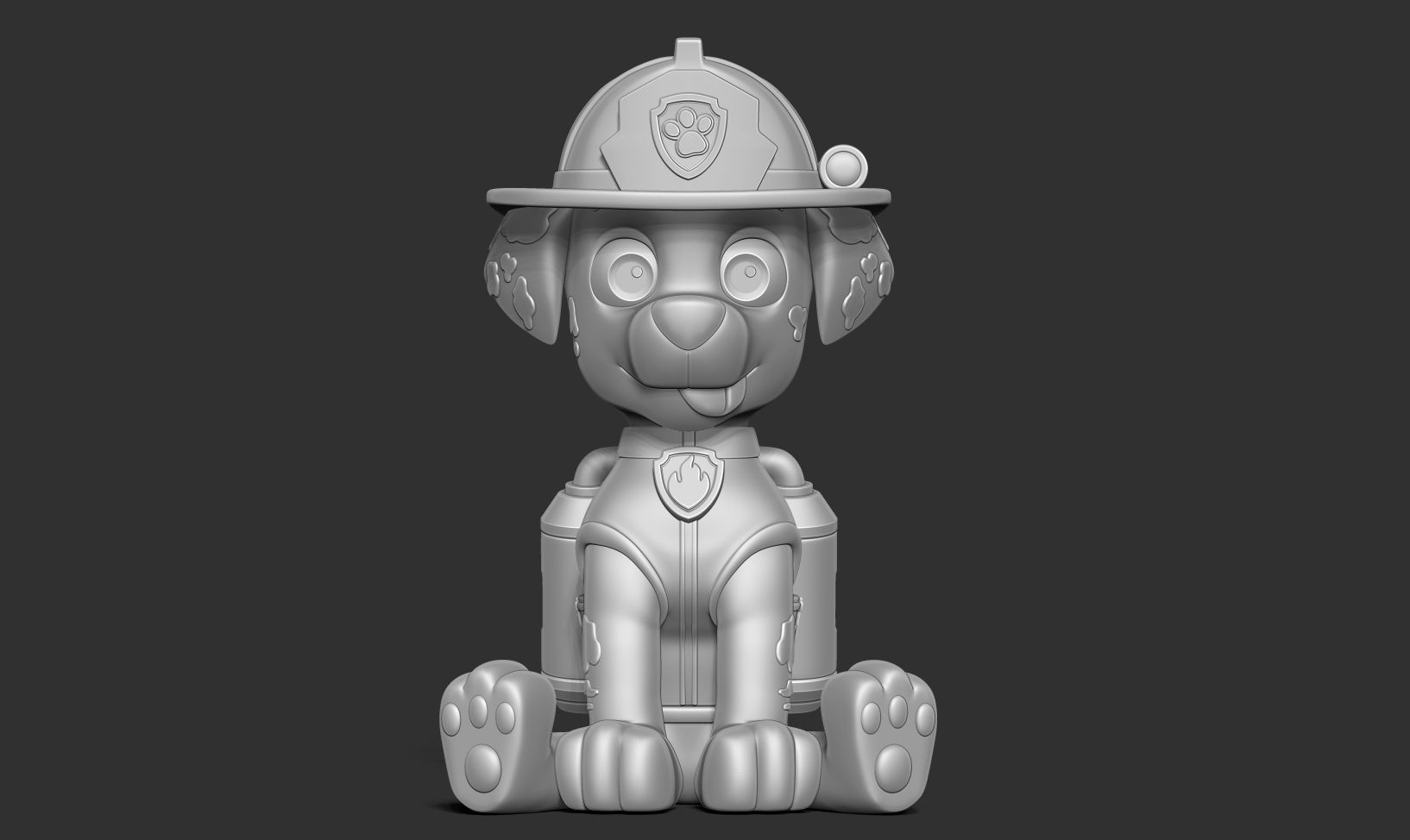 Marshall - Paw Patrol Fanart 3D print model_9