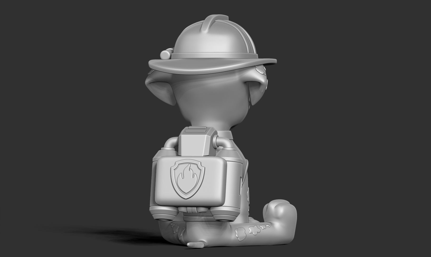 Marshall - Paw Patrol Fanart 3D print model_7