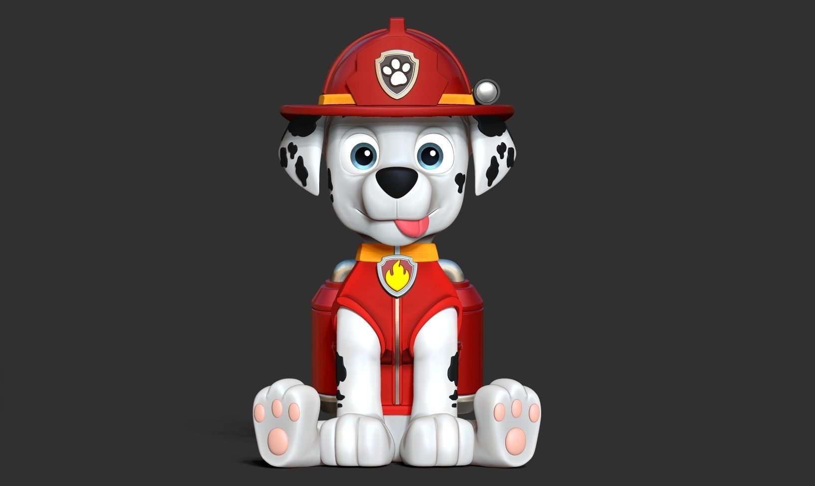 Marshall - Paw Patrol Fanart 3D print model_8