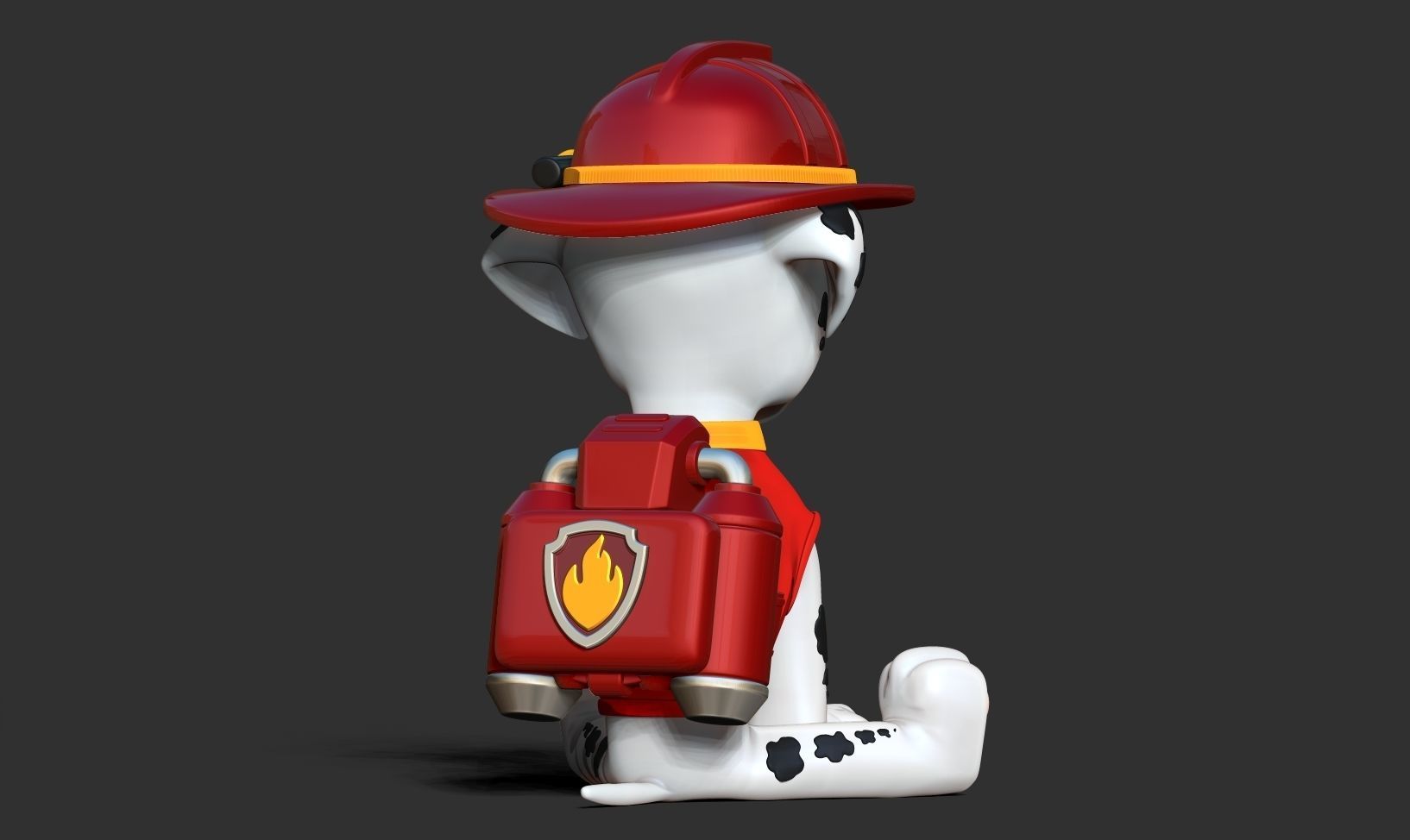 Marshall - Paw Patrol Fanart 3D print model_5