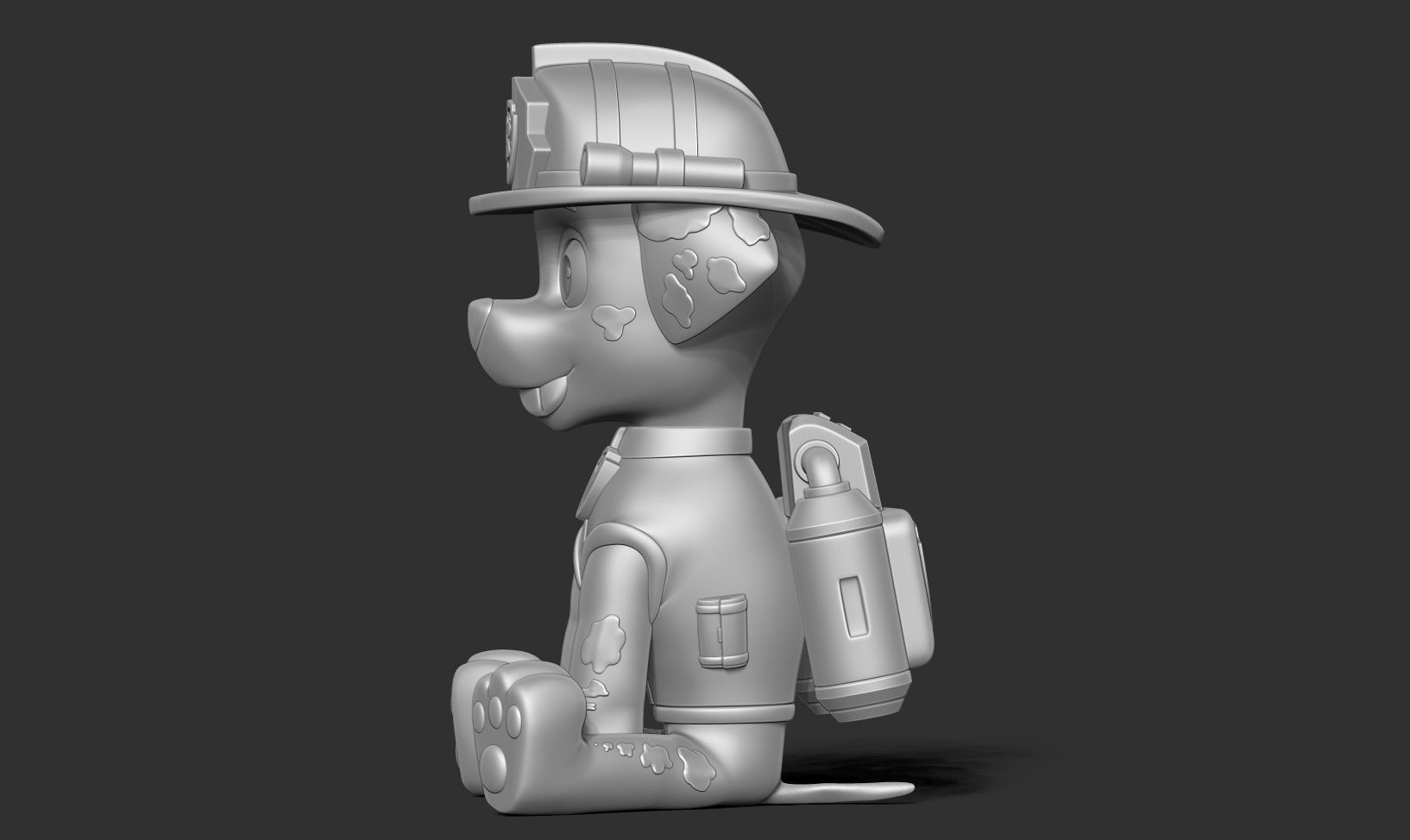 Marshall - Paw Patrol Fanart 3D print model_11