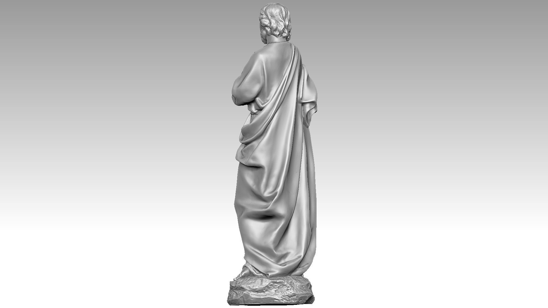 Saint Joseph Carrying Child Jesus 3D print model_6