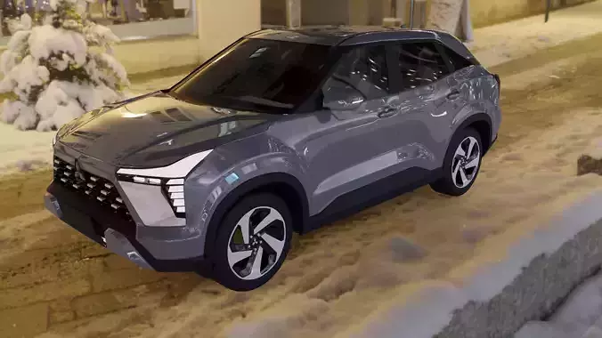 Mitsubishi Xforce 2022 3D Model