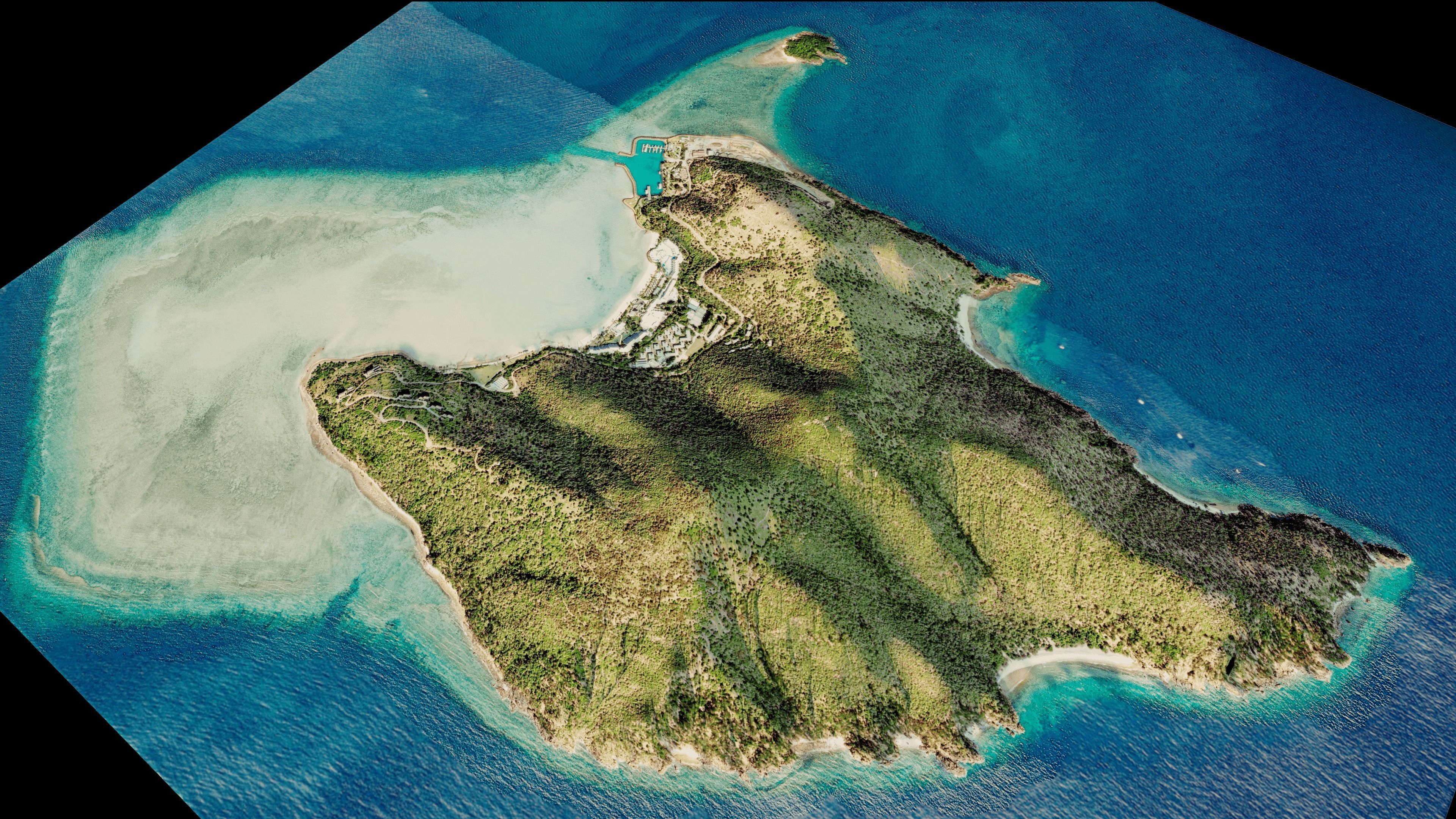 Hayman Island full 3d model terrain Low-poly 3D model_8