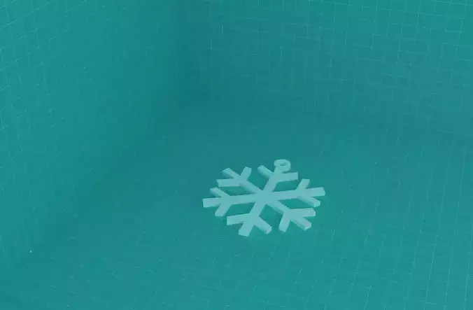Snowflake 01 3D print model