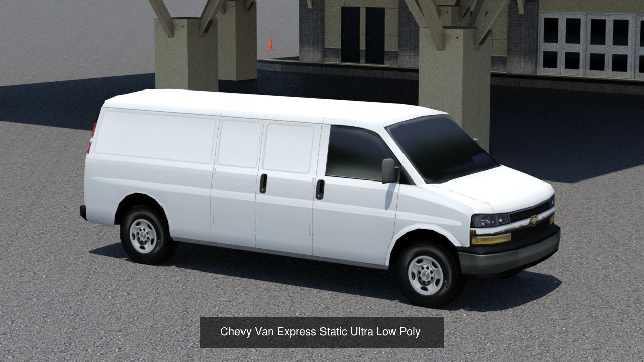 11 Airport static Ground Support Equipment Vehicles Low Poly 3D Model Collection_9