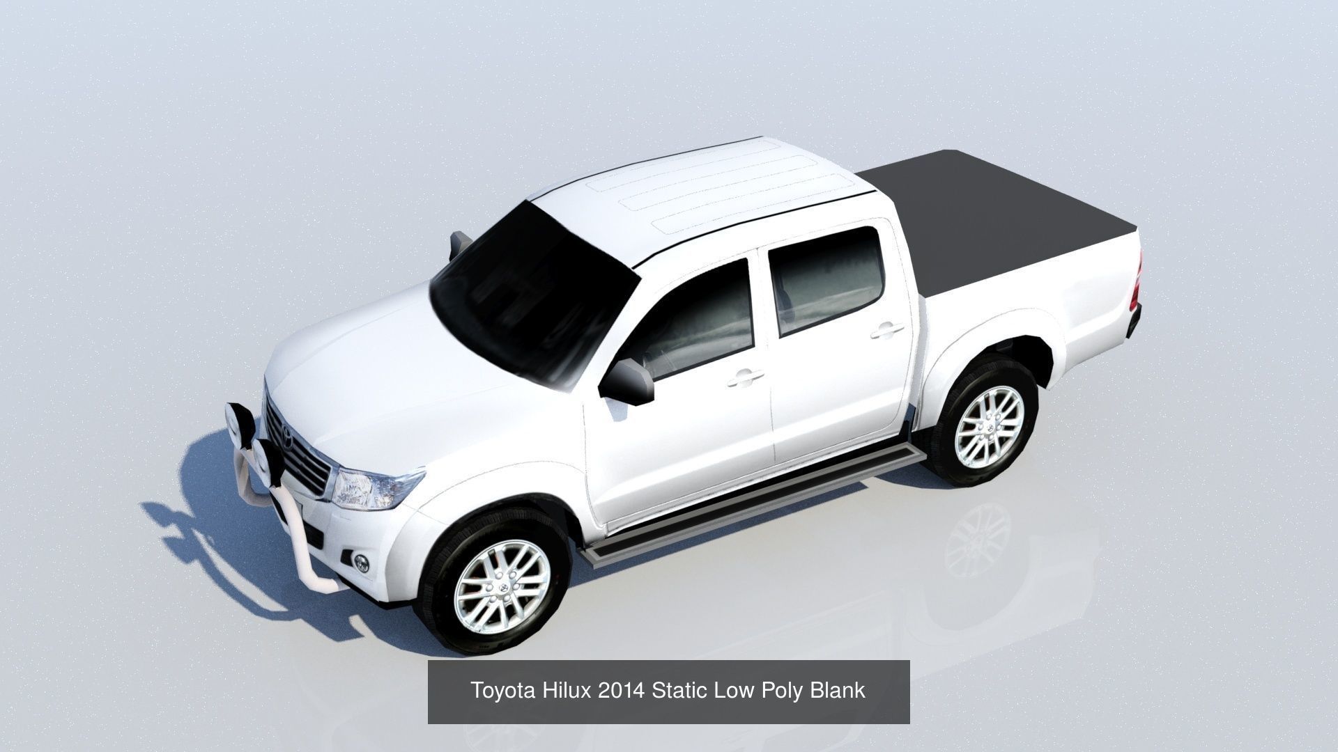 11 Airport static Ground Support Equipment Vehicles Low Poly 3D Model Collection_6