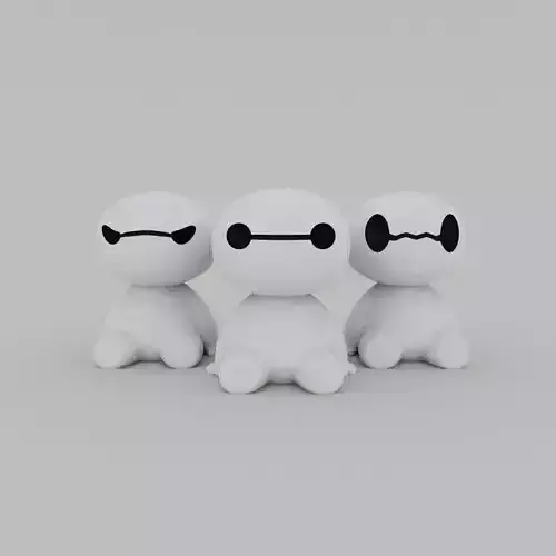 Cute little Baymax 3D print model