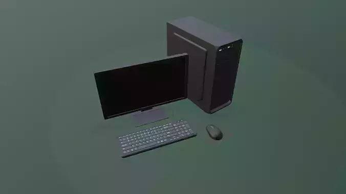Desktop Computer Complete 3D model