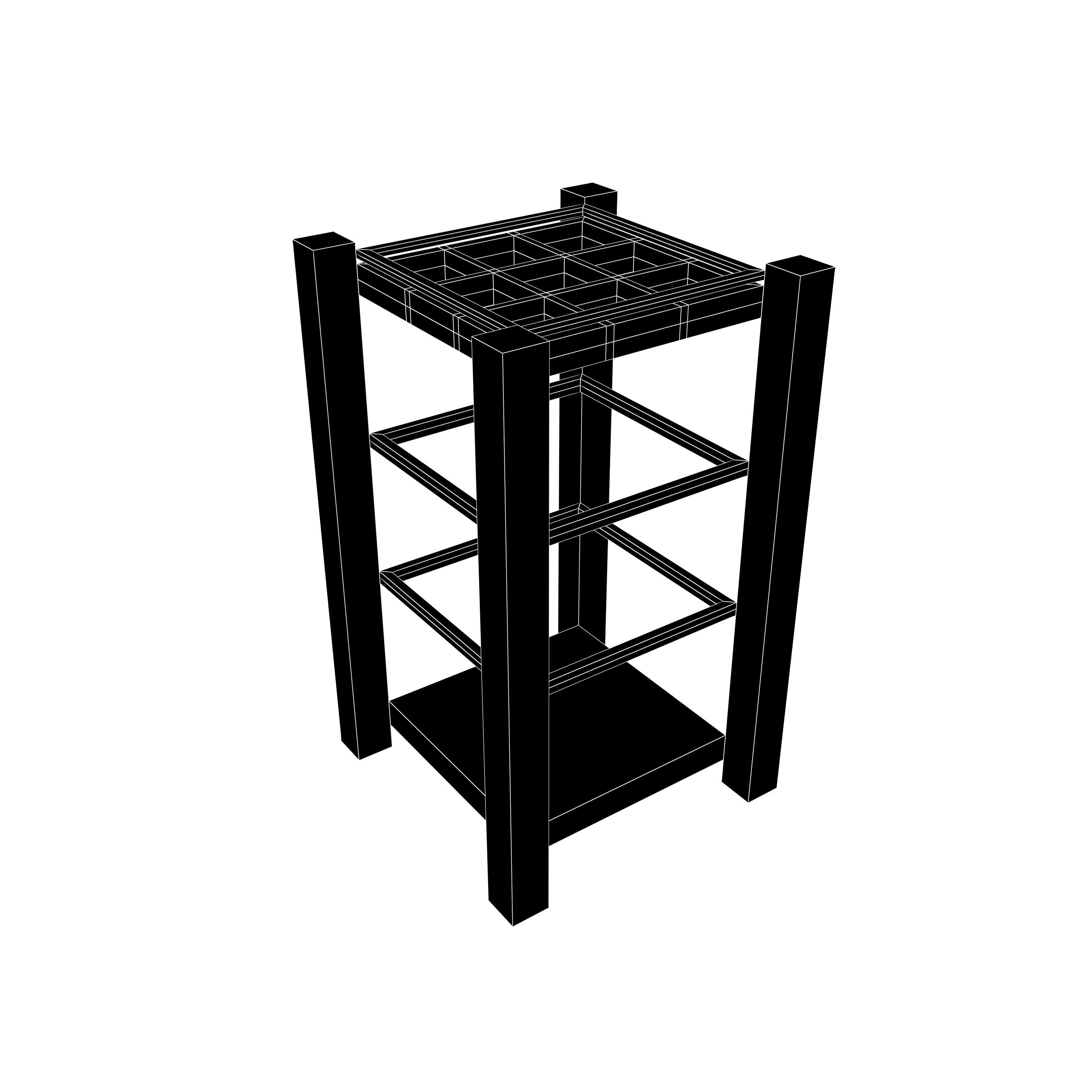 Umbrella Stand v1 005 Low-poly 3D model_4