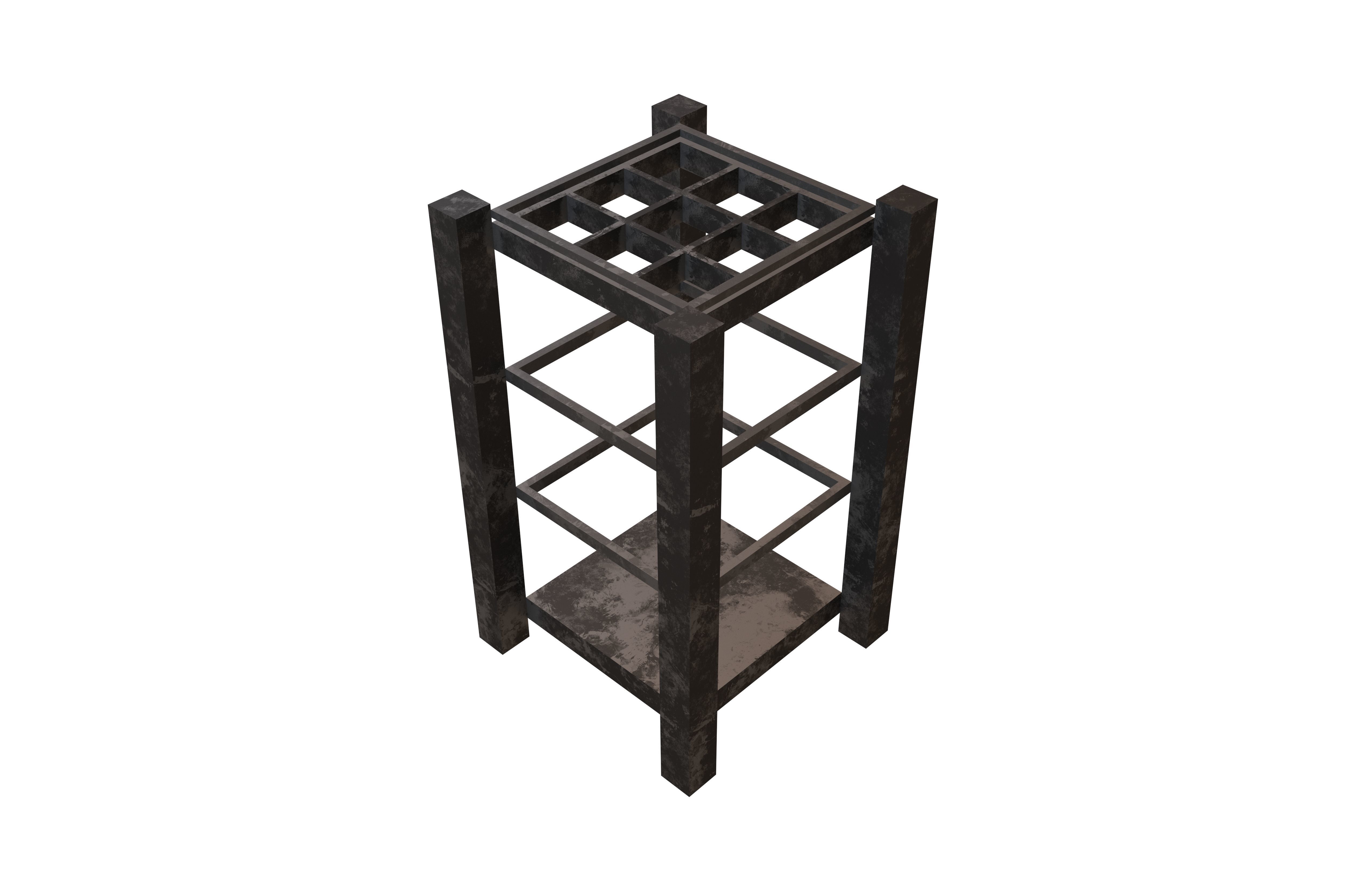 Umbrella Stand v1 005 Low-poly 3D model_2
