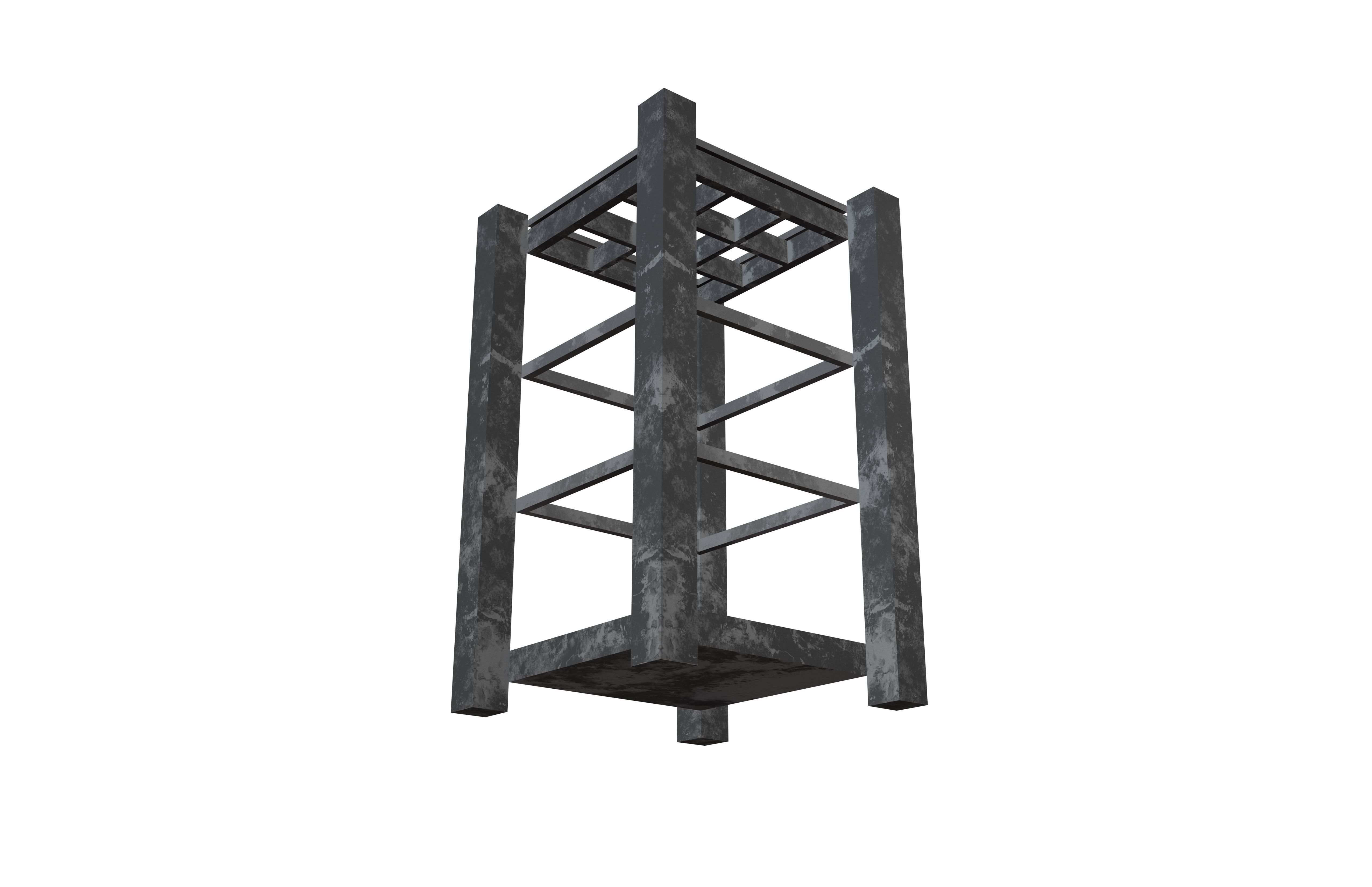 Umbrella Stand v1 005 Low-poly 3D model_3