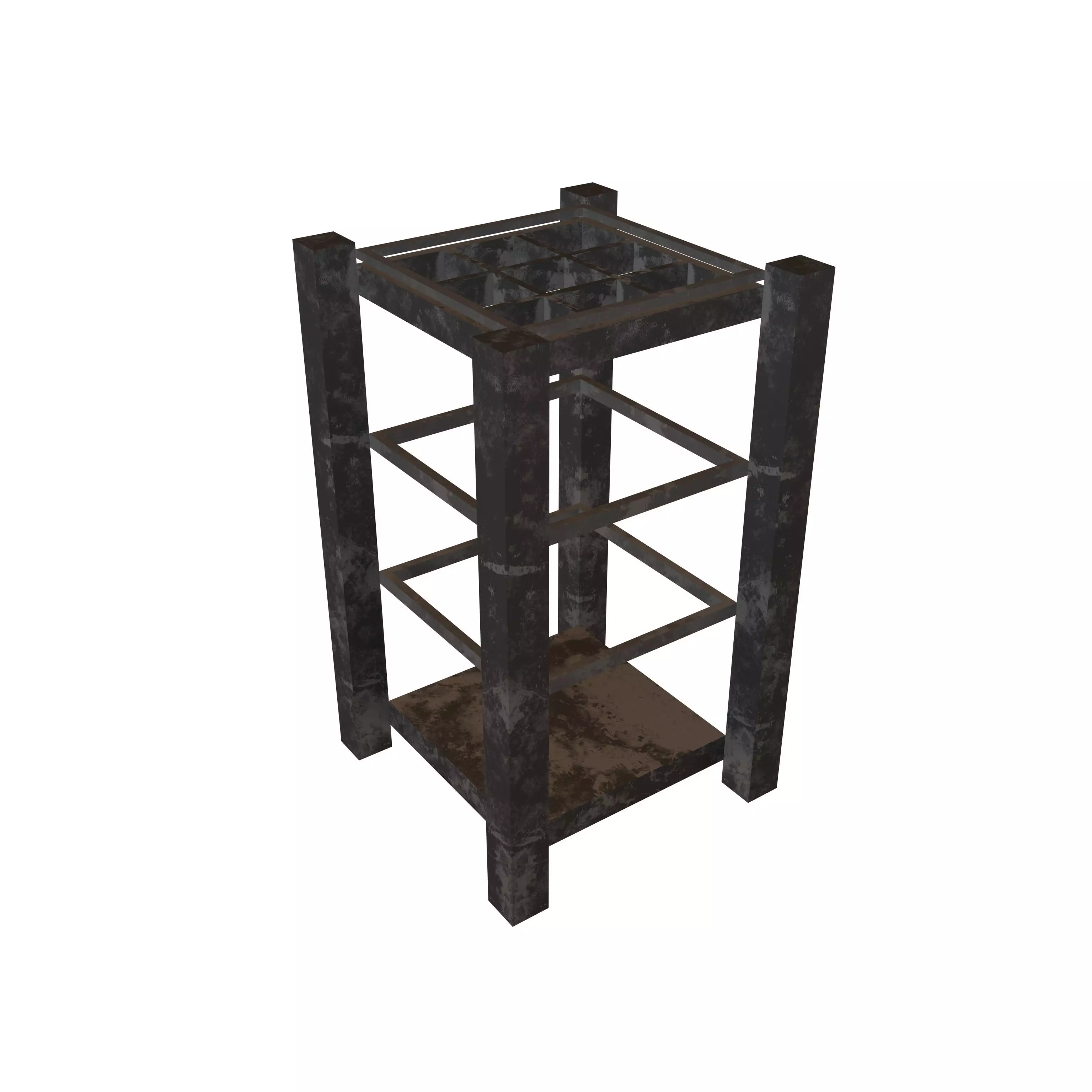 Umbrella Stand v1 005 Low-poly 3D model_0