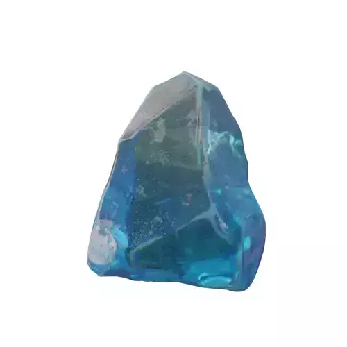 set 3d model rig crystal stone  models blender scripted rig