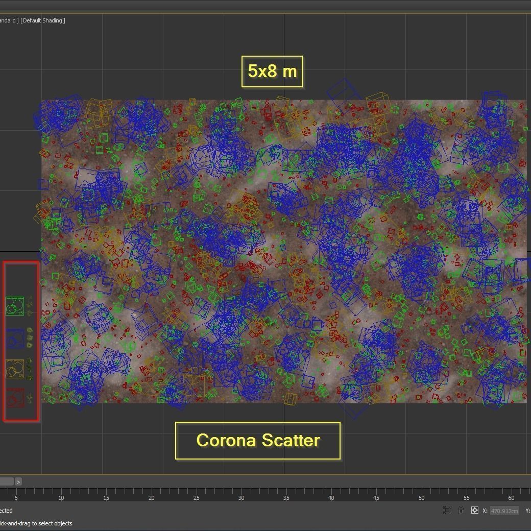  6 Different SETS of Grass SET VOL93 3D Model Collection_31