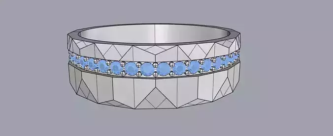 Jewelry Ring D42 3D print model