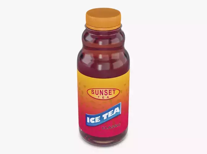Ice Tea Classic Bottle 450ml Simple M 1 3D model