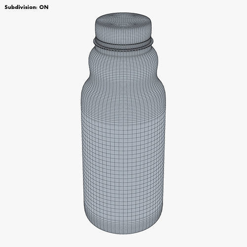 Ice Tea Classic Bottle 450ml Simple M 1 3D model 7