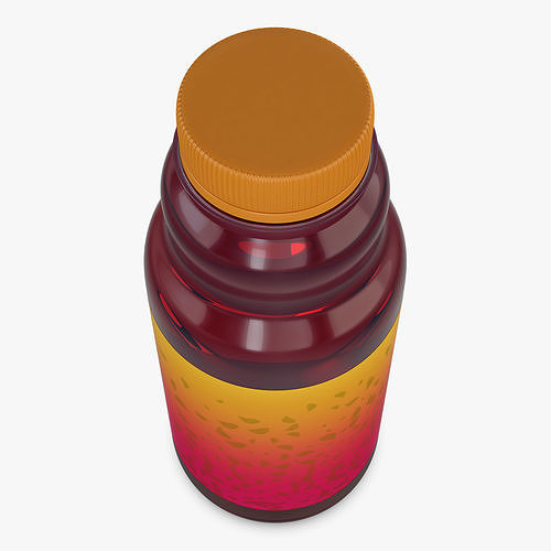 Ice Tea Classic Bottle 450ml Simple M 1 3D model 3