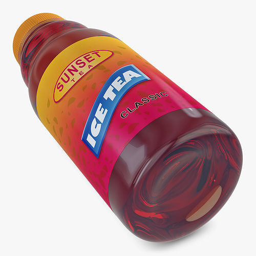 Ice Tea Classic Bottle 450ml Simple M 1 3D model 6
