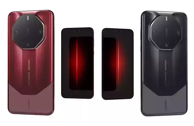 Huawei Mate 60 RS Ultimate Black and Red