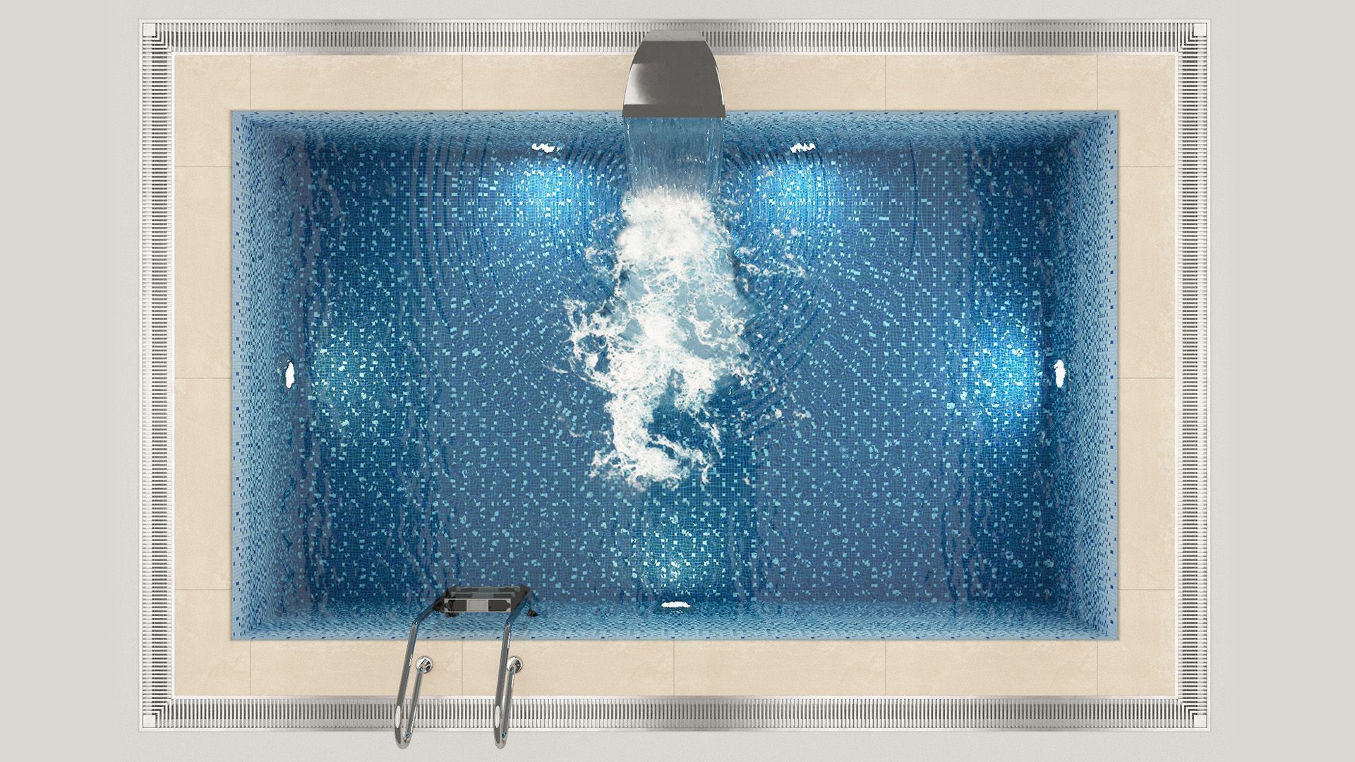 Swimming pool 1 3D model_4