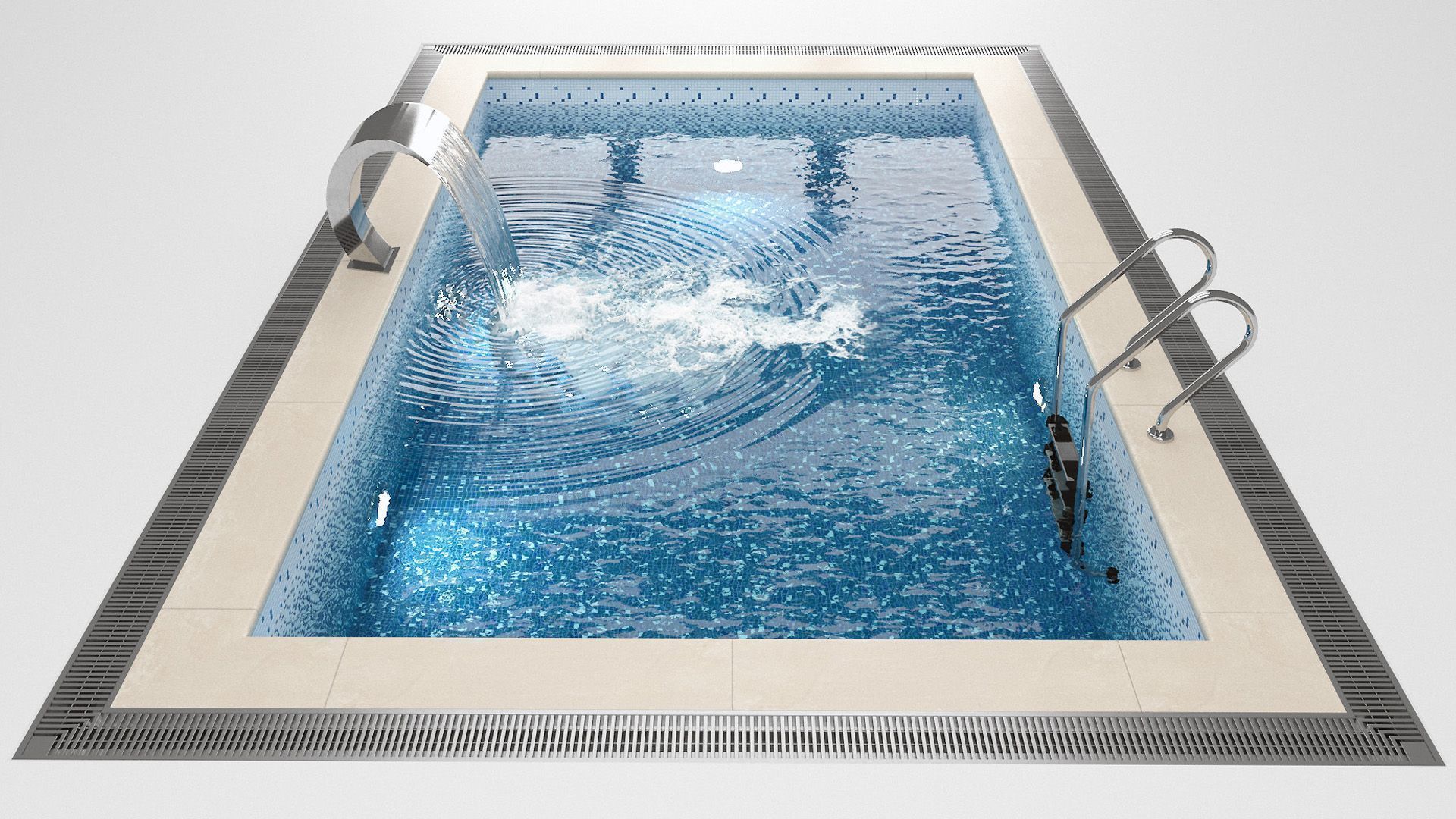 Swimming pool 1 3D model_1
