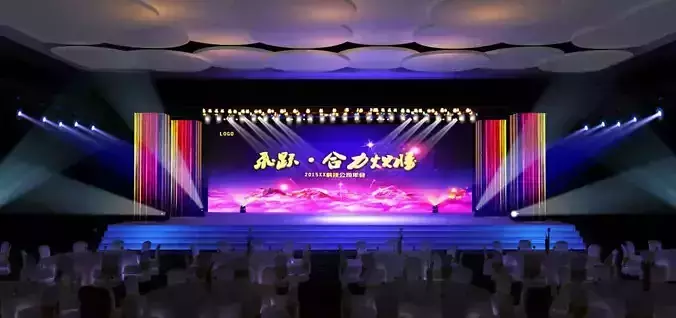 Stage party concert fashion catwalk T station  158