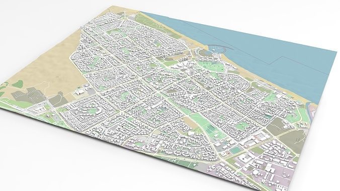 Cityscape Ashdod Israel 3D model 5