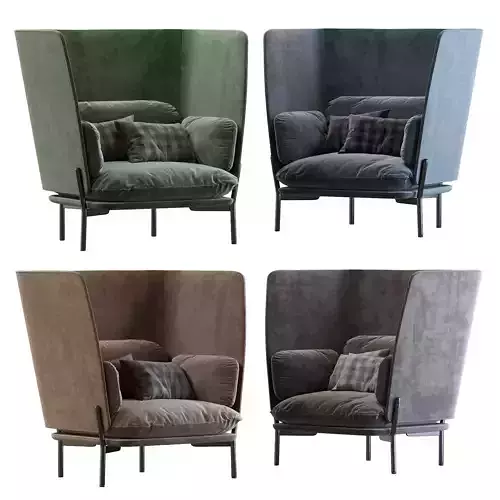 Cloud High Back One Seater LN5 by andTRADITION