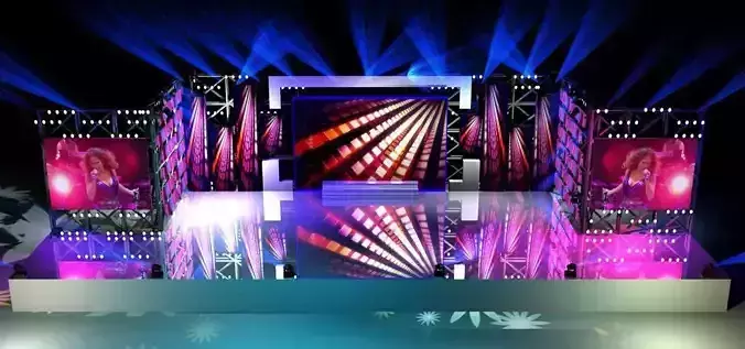 Stage party concert fashion catwalk T station  166