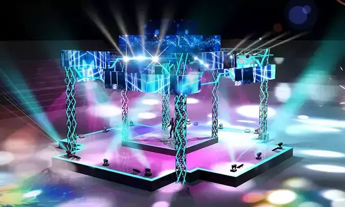 Stage party concert fashion catwalk T station  170