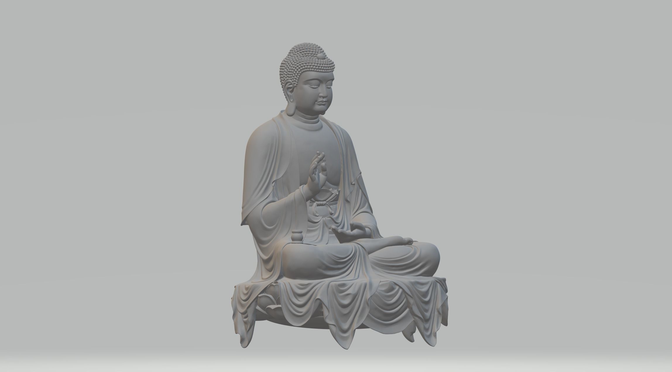 Buddha 3D print model_3
