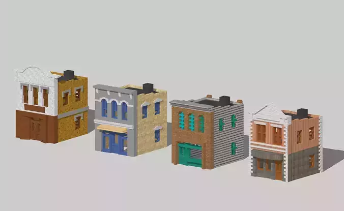 Classic Shop Store Building Set by Outland Models