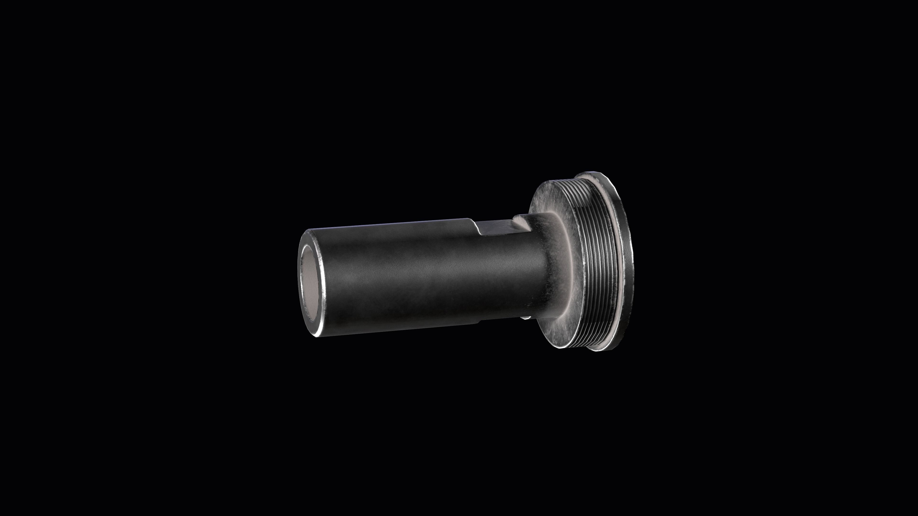 Multi-caliber  suppressor Gemtech ONE Low-poly 3D model_12