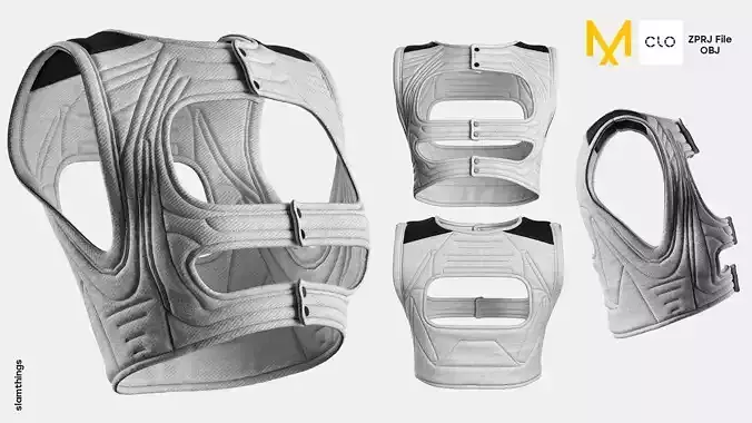 Streetwear Cyberpunk Vest