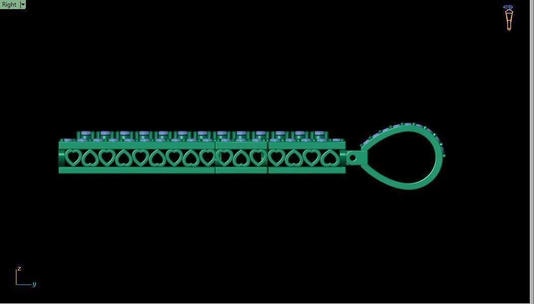 Fancy Cross Pendent 3d Model and Render detail 3D print model_12