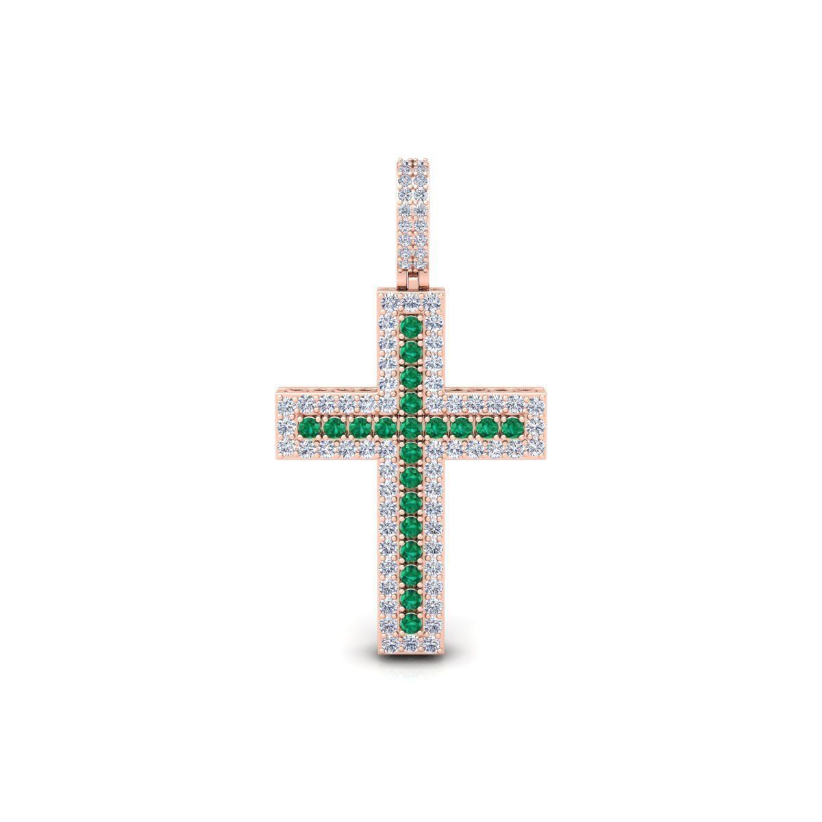 Fancy Cross Pendent 3d Model and Render detail 3D print model_2