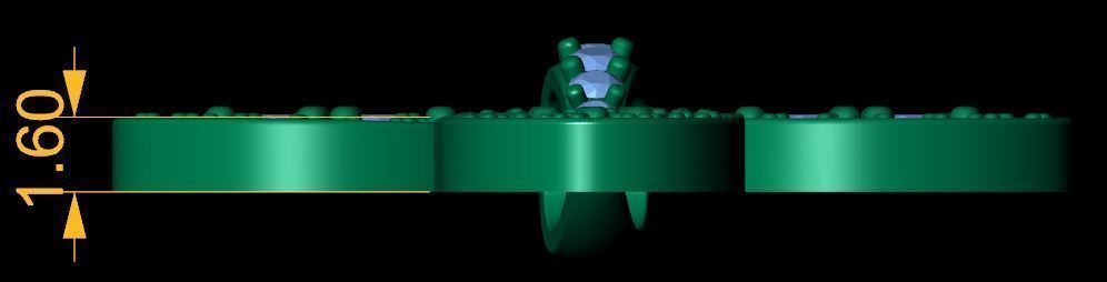 Fancy Cross Pendent 1 3d Model and Render 3D print model_12