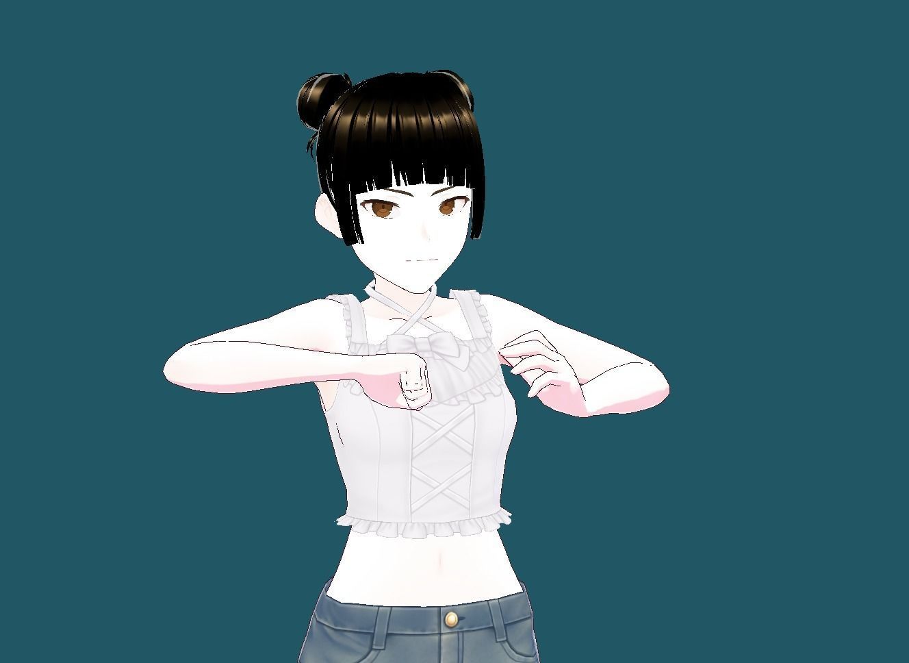 Nazuna Nanakusa Call of the Night VRChat Low-poly 3D model_10