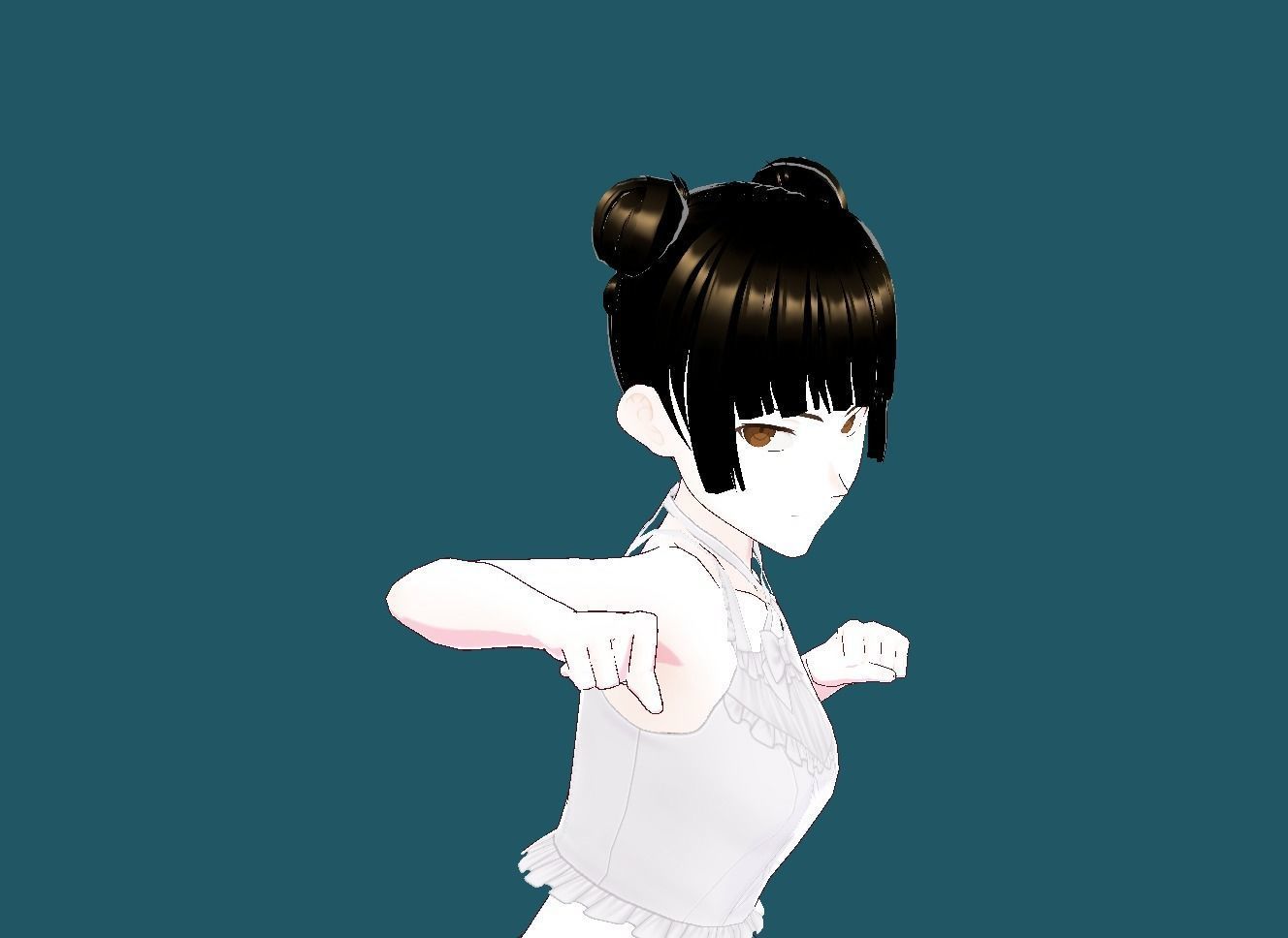 Nazuna Nanakusa Call of the Night VRChat Low-poly 3D model_5