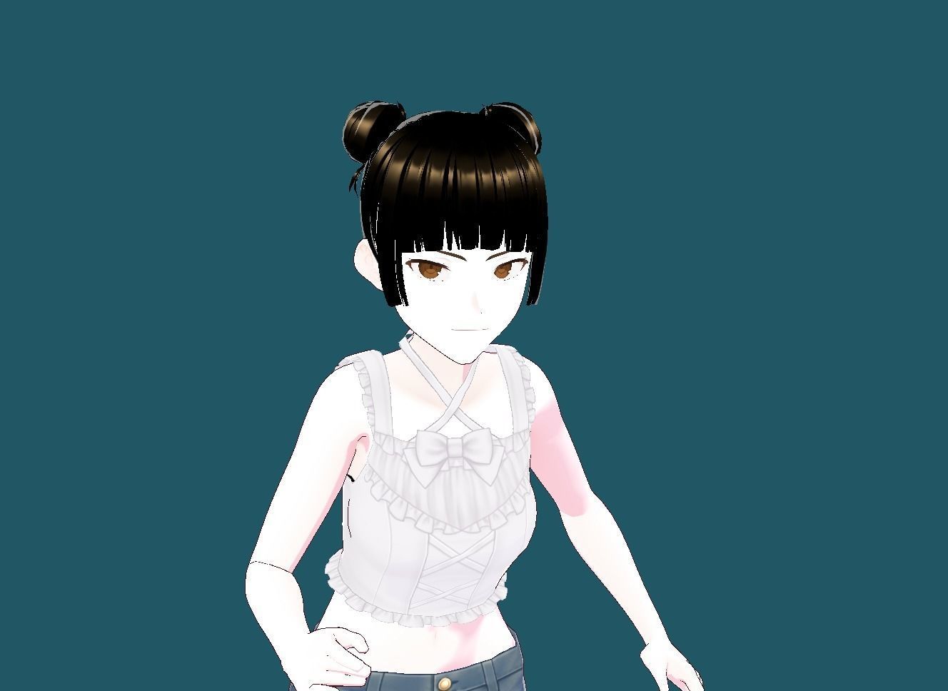 Nazuna Nanakusa Call of the Night VRChat Low-poly 3D model_13