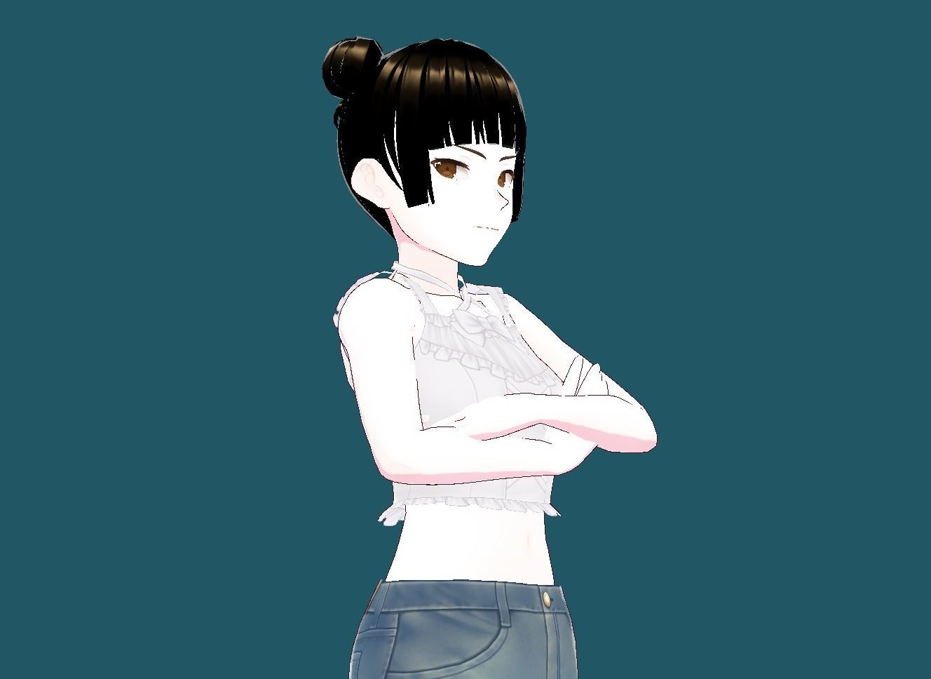 Nazuna Nanakusa Call of the Night VRChat Low-poly 3D model_3