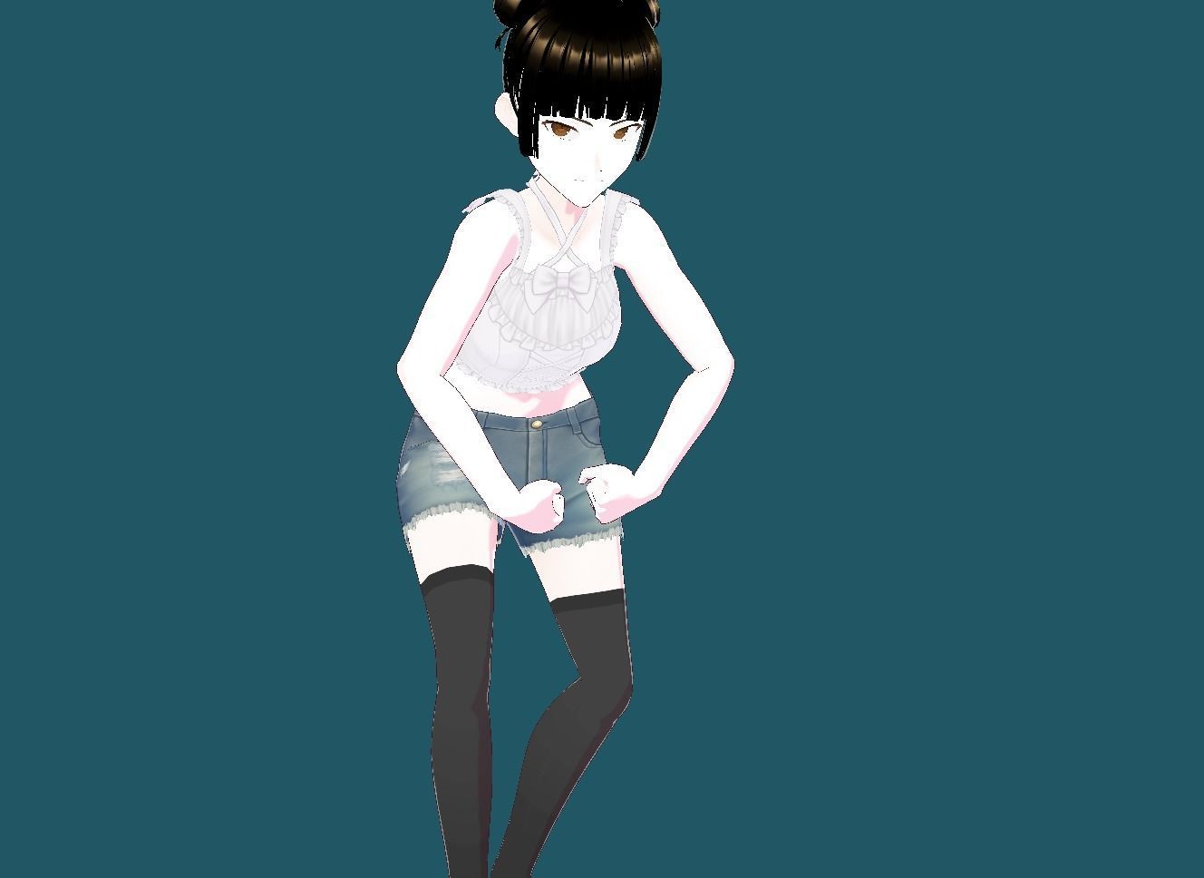 Nazuna Nanakusa Call of the Night VRChat Low-poly 3D model_6