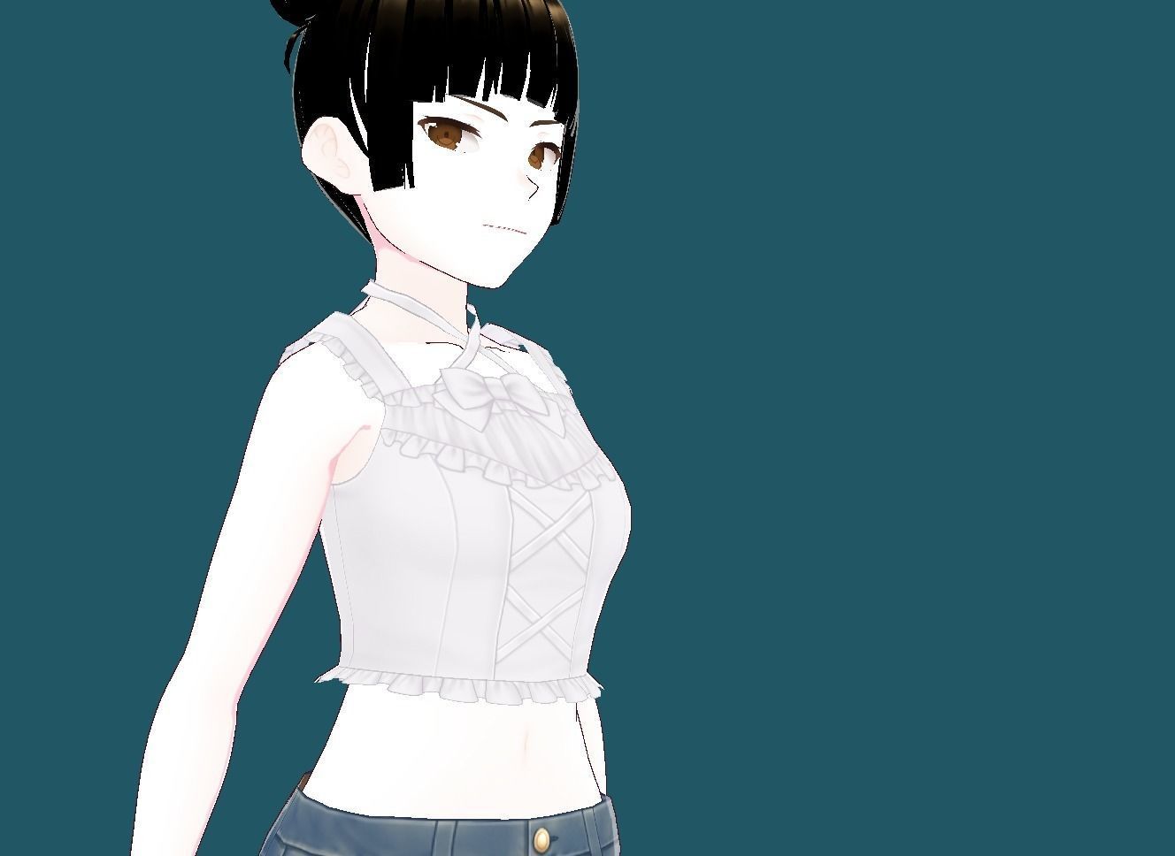 Nazuna Nanakusa Call of the Night VRChat Low-poly 3D model_4