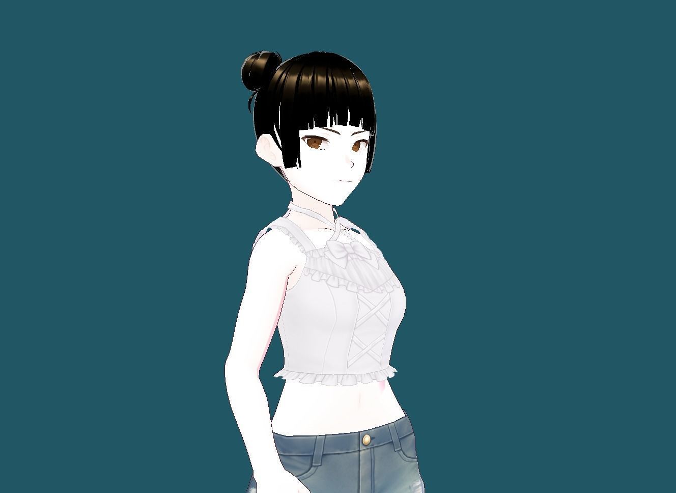 Nazuna Nanakusa Call of the Night VRChat Low-poly 3D model_14