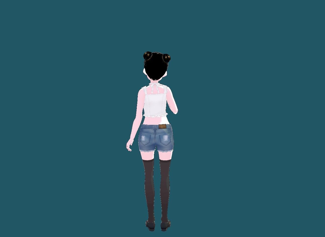 Nazuna Nanakusa Call of the Night VRChat Low-poly 3D model_20