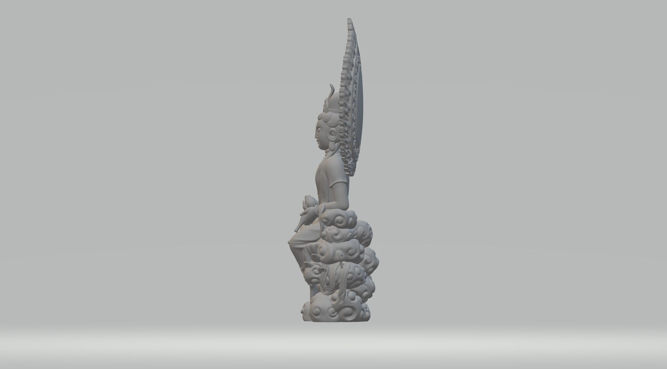 Guanyin Bodhisattva 3D print model_1